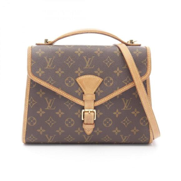 LOUIS VUITTON Brown Monogram Leather Bag - Picture 1 of 10
